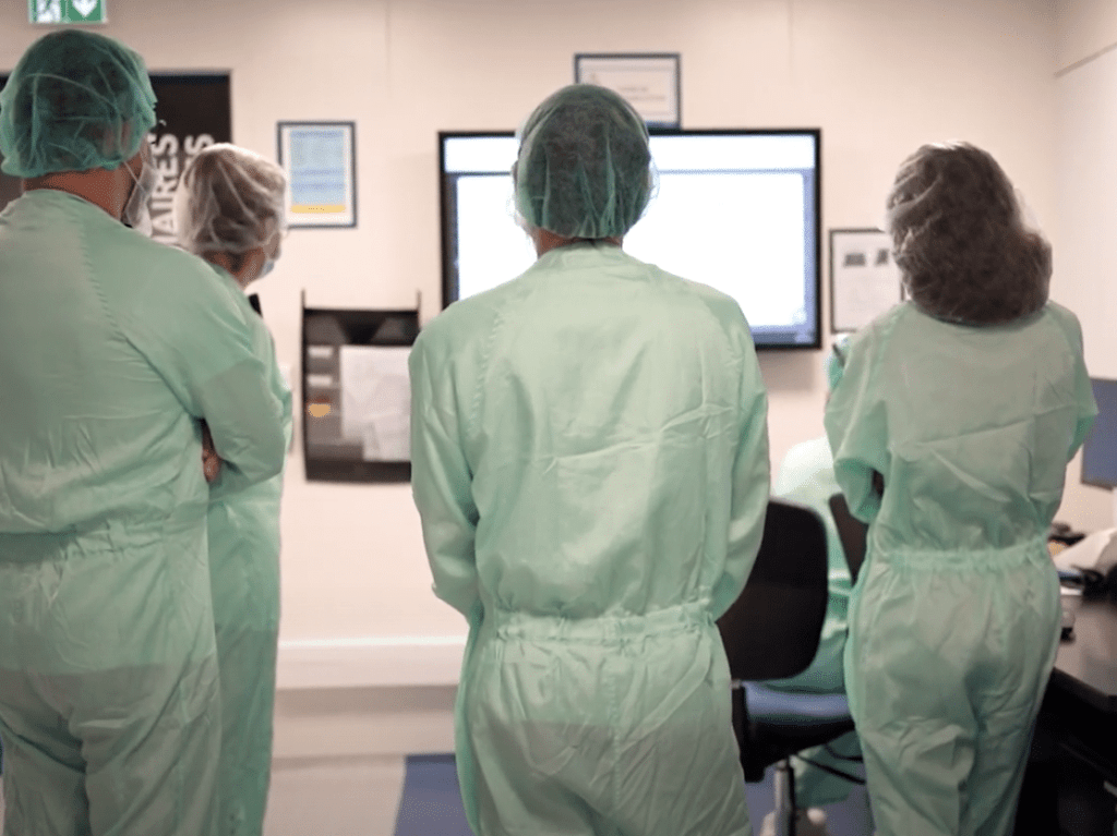 La prise en main de fabriq par les équipes de Sofradim