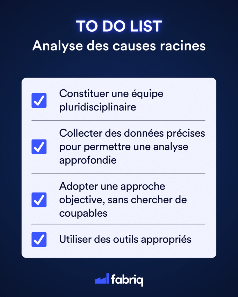 To Do List - Analyse des causes racines
