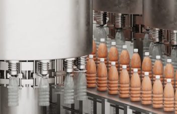 A factory conveyor belt with no buildup of work-in-progress inventory before a single station. There is no manufacturing bottleneck or disrupted production flow because they have addressed their issues with a digital tool.