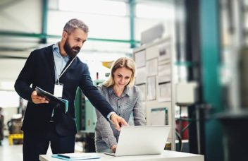 Tableau de bord pour directeur industriel